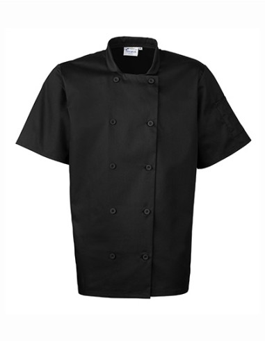 P-PR656-Short Sleeve Chefs Jacket
